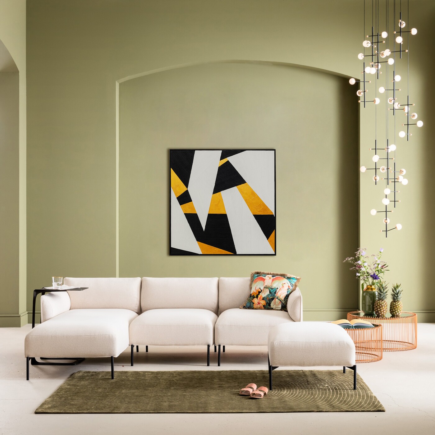 Картина в раме Modulo Multi 100x100 см от KARE Design