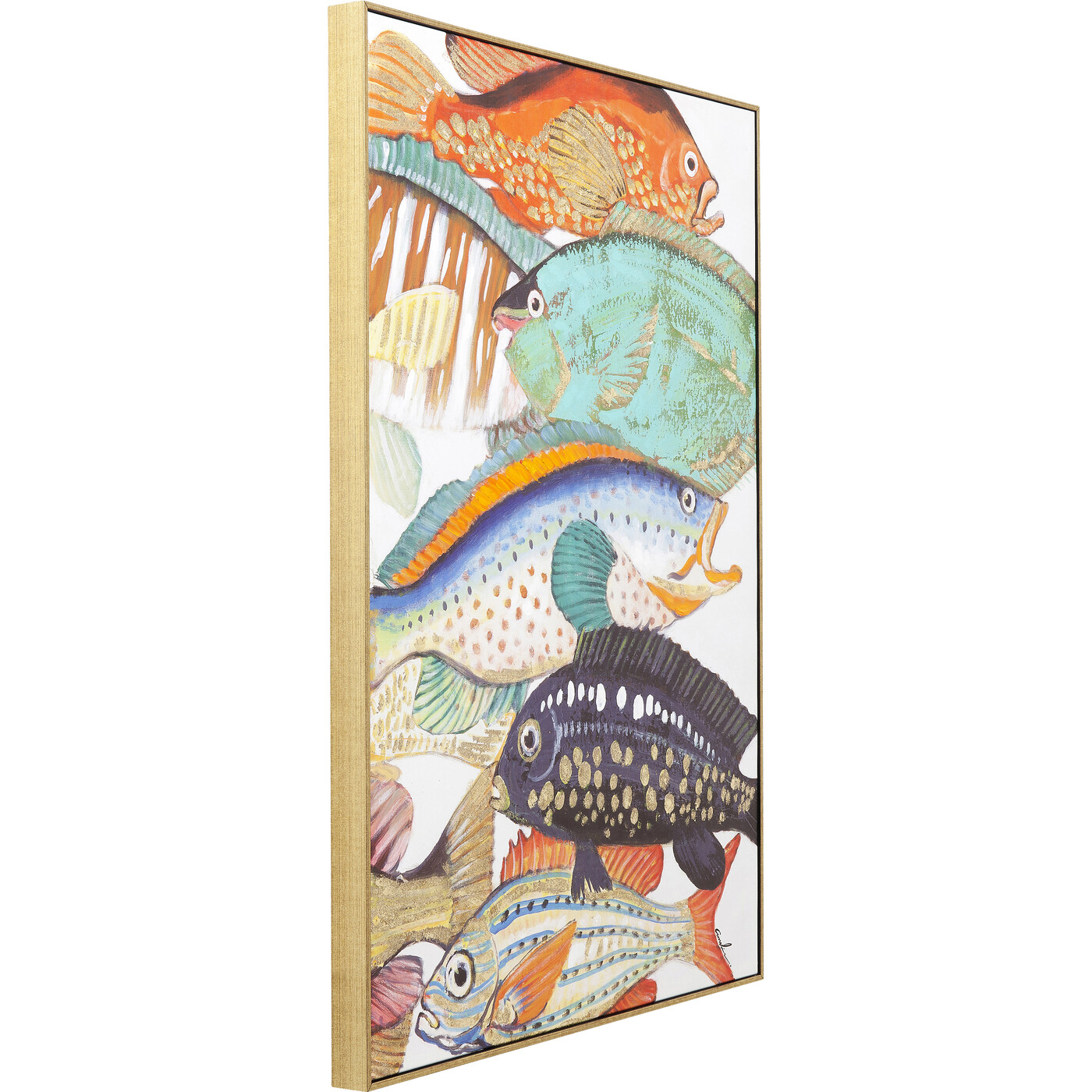 Картина Touched Fish Meeting Two «Рыбы» 75x100 см от KARE Design