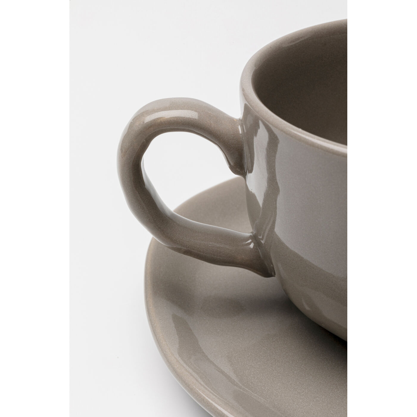 Чашка кофейная Organic «Органик» (набор из 2 шт.), Серый от KARE Design