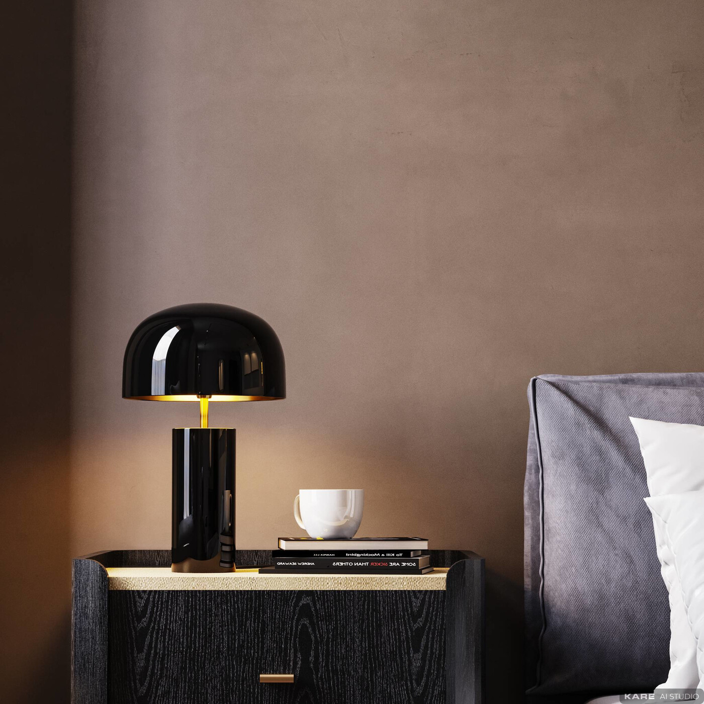 Светильник настольный Loungy Black от KARE Design