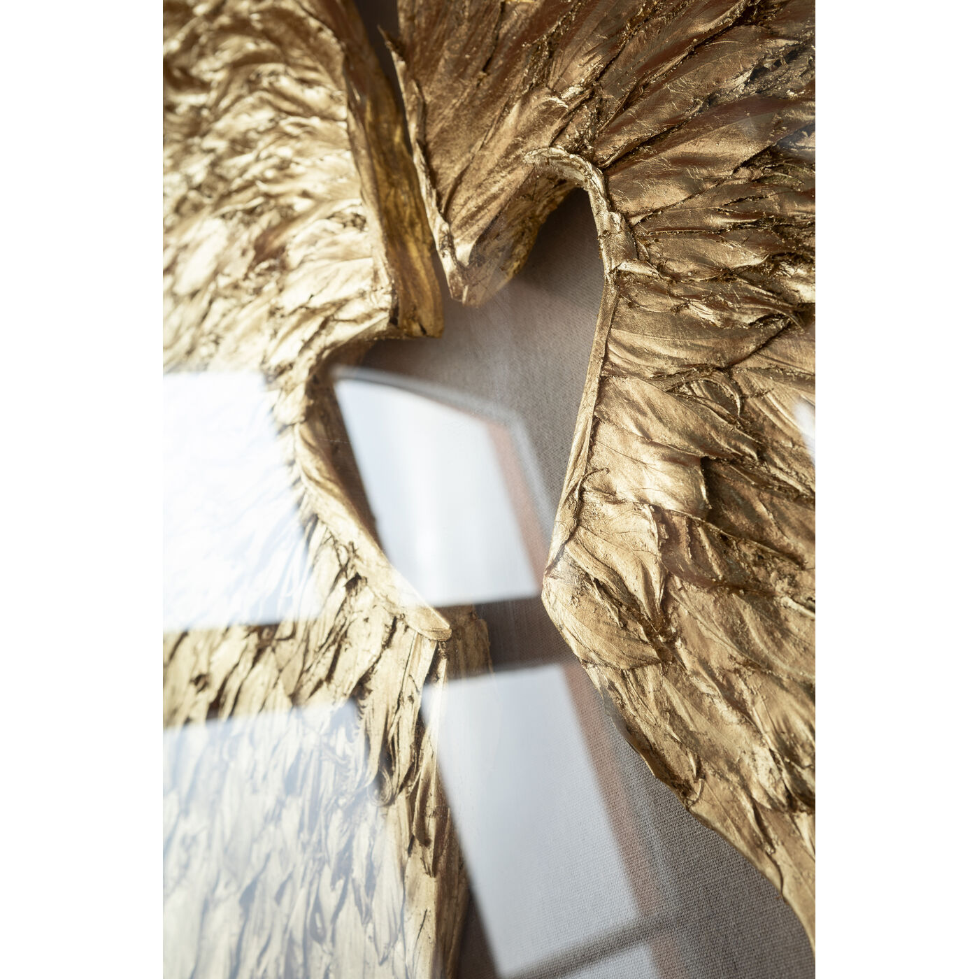 Украшение настенное Wings Gold White «Крылья» 120x120 см
