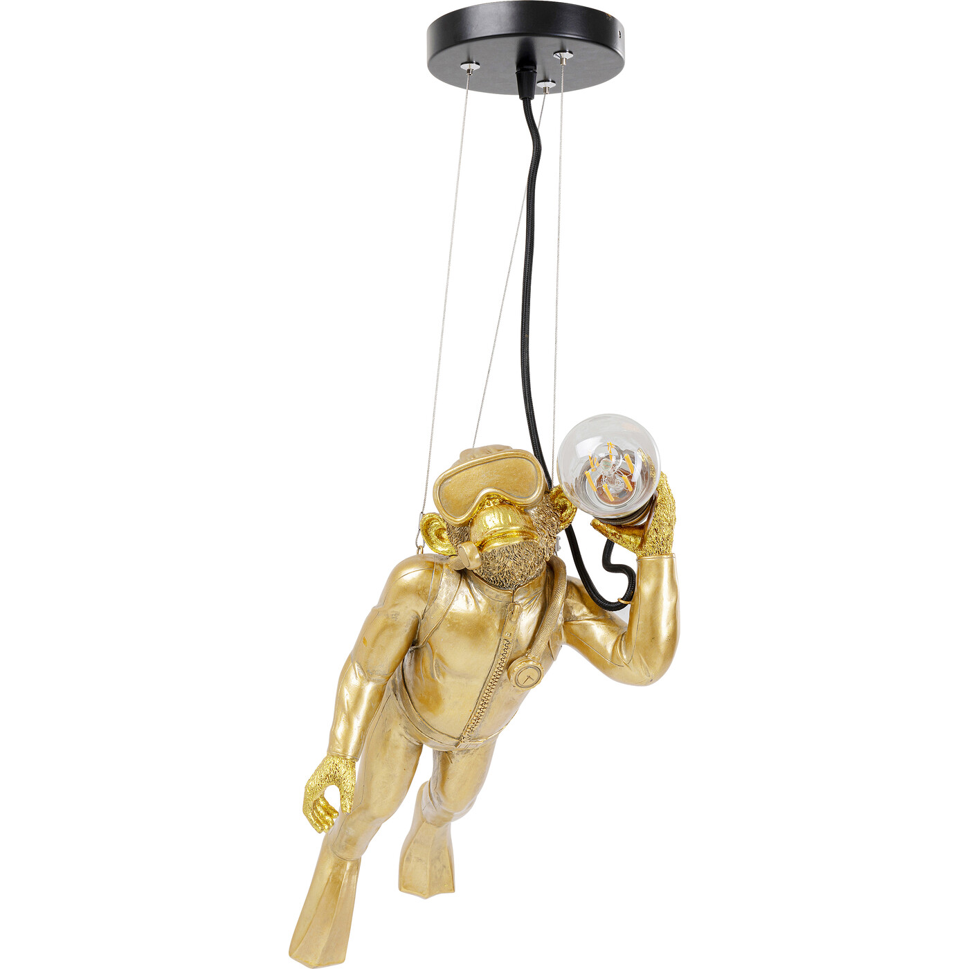 Светильник подвесной "Обезьяна-дайвер" Diver Monkey от KARE Design