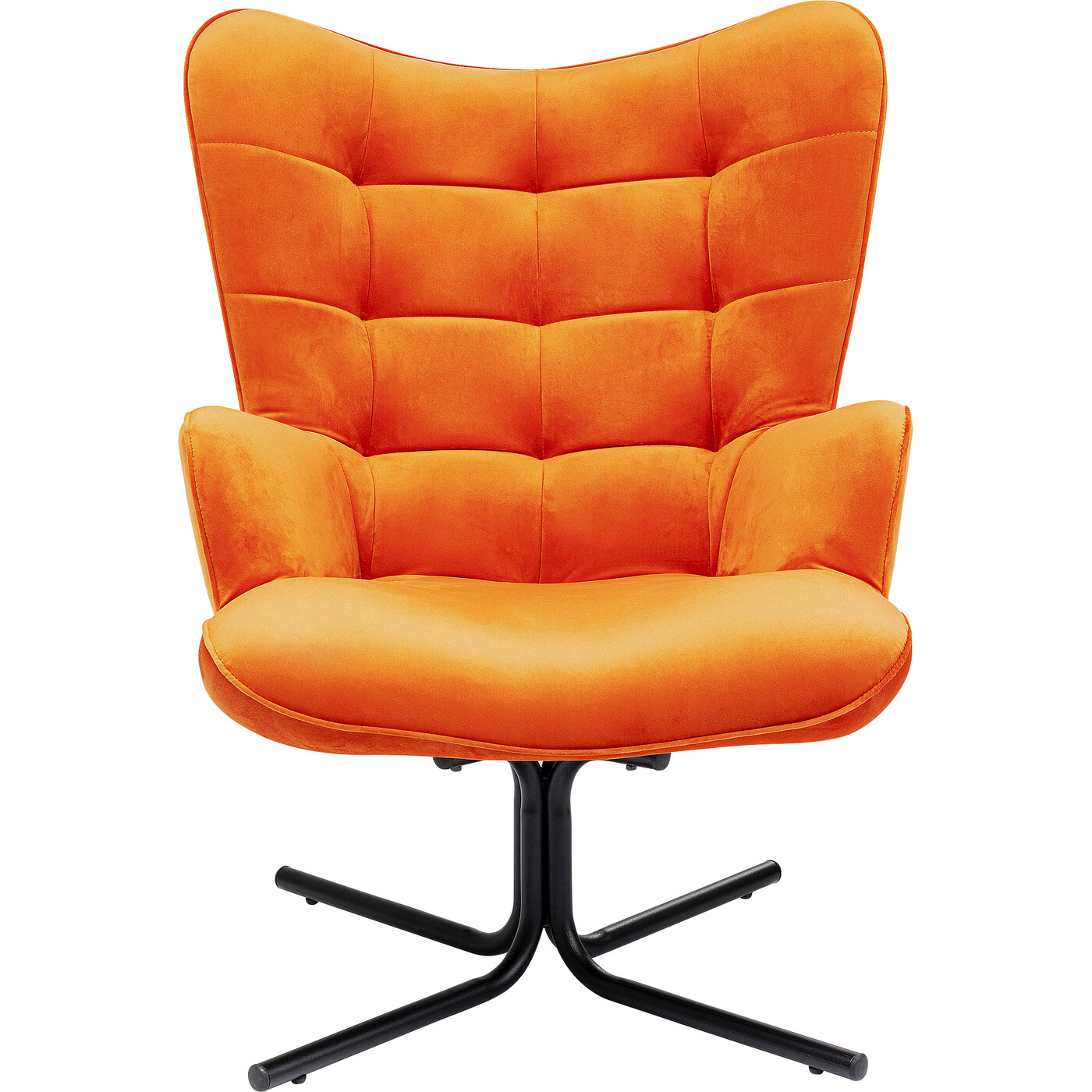 Кресло вращающееся Oscar Velvet Orange от KARE Design