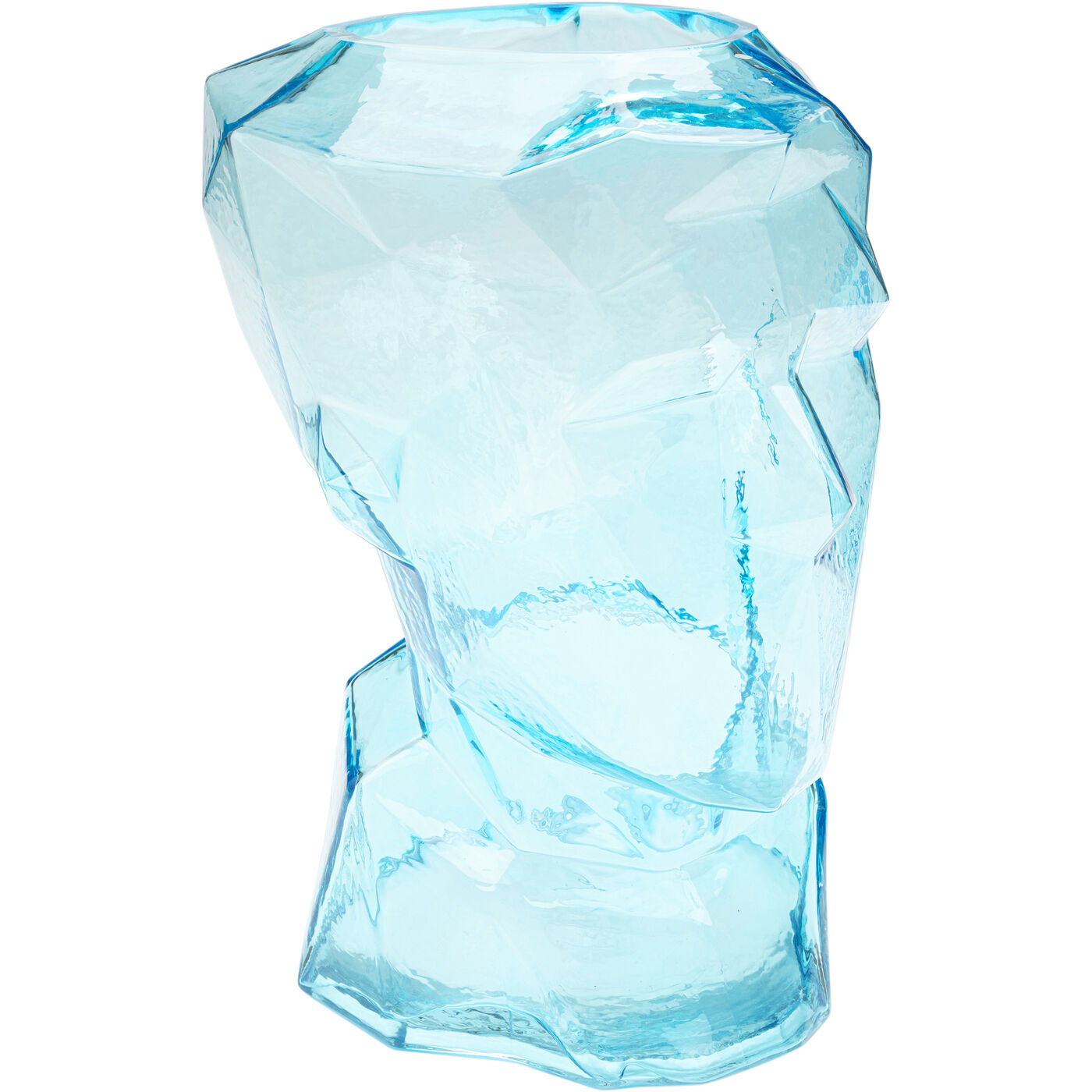 Ваза Prisma Face Light Blue 30 см от KARE Design