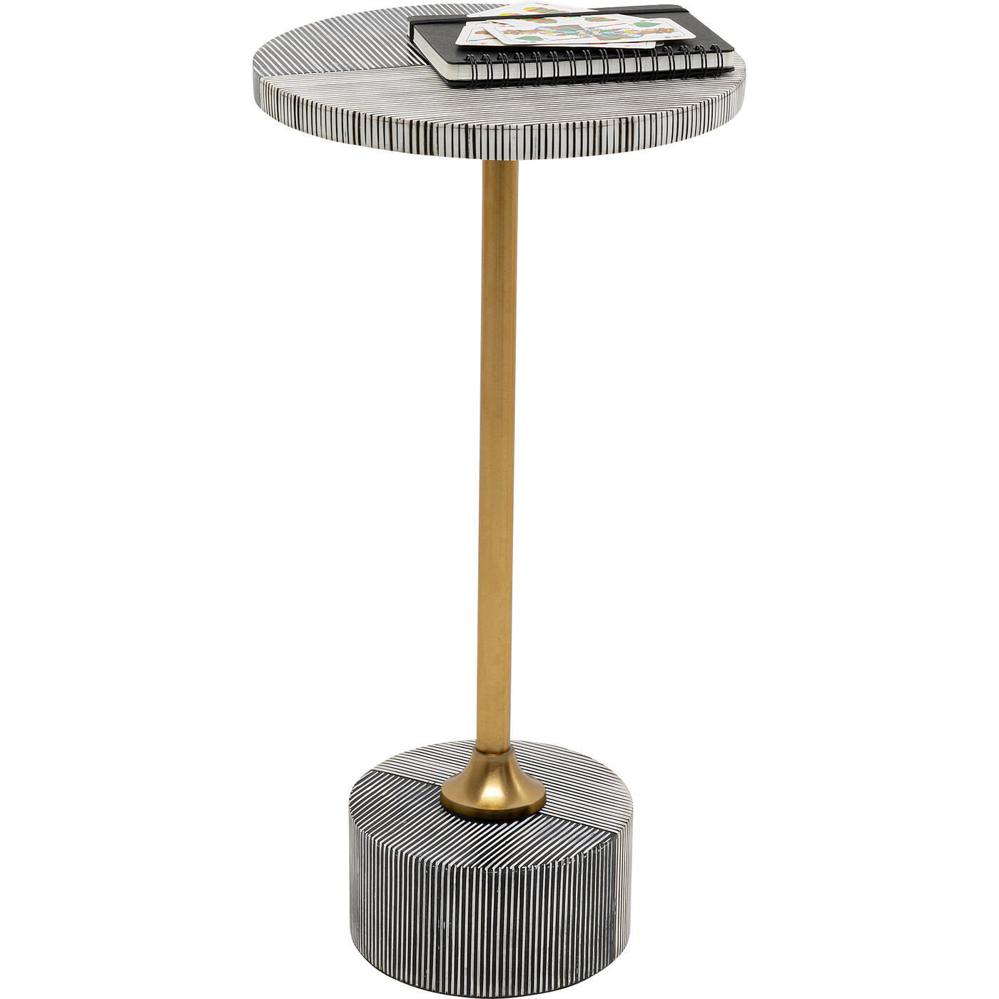 Приставной стол Domero Double Ø25cm от KARE Design