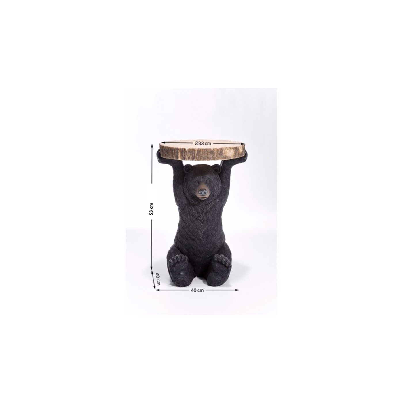 Стол приставной Animal Bear "Медведь"Ø 33 см от KARE Design