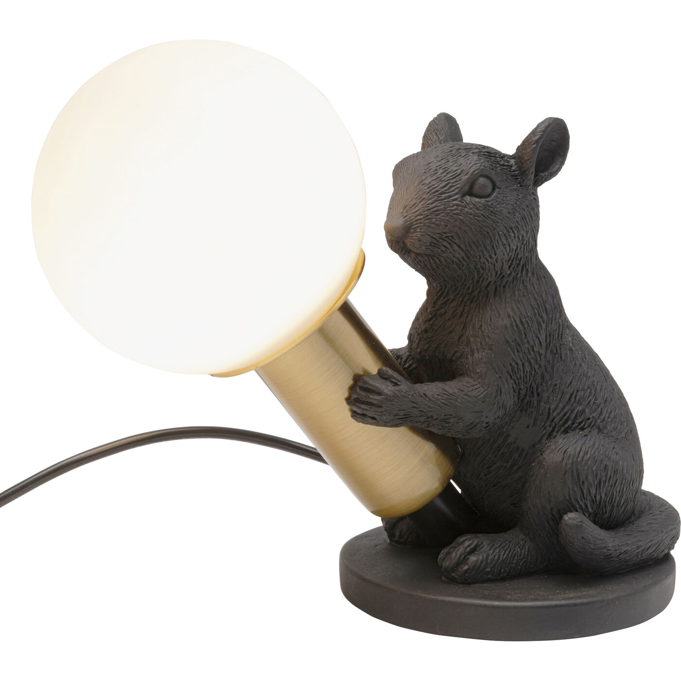 Светильник настольный Animal Chipmunk Black 12cm от KARE Design