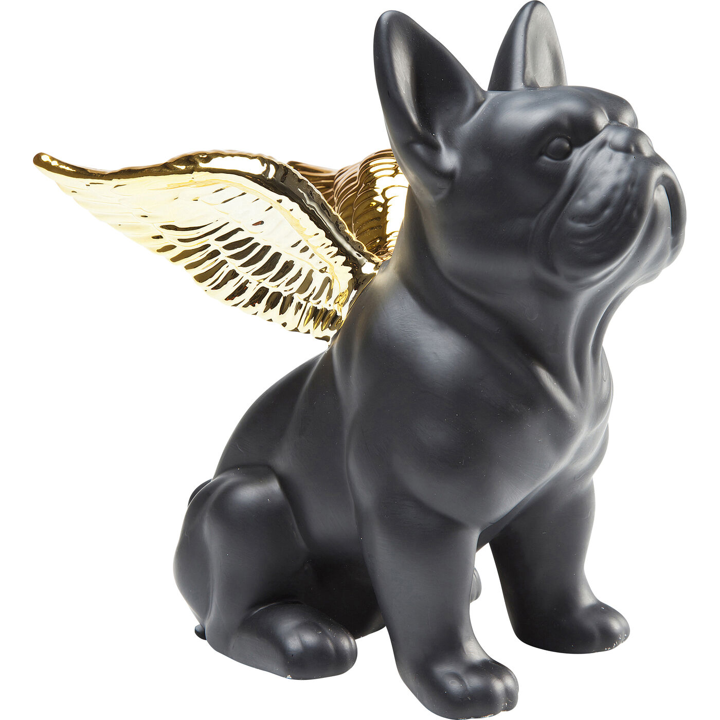 Фигура декоративная Sitting Angel Dog Gold-Black от KARE Design