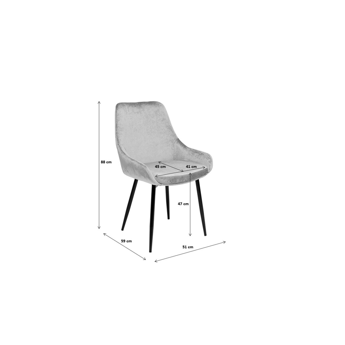 Стул East Side Champagne XL от KARE Design
