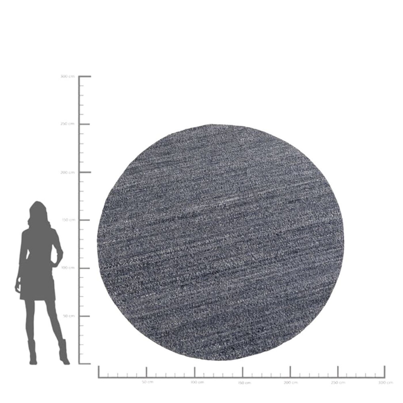 Ковер Boucara Blue Ø250cm от KARE Design