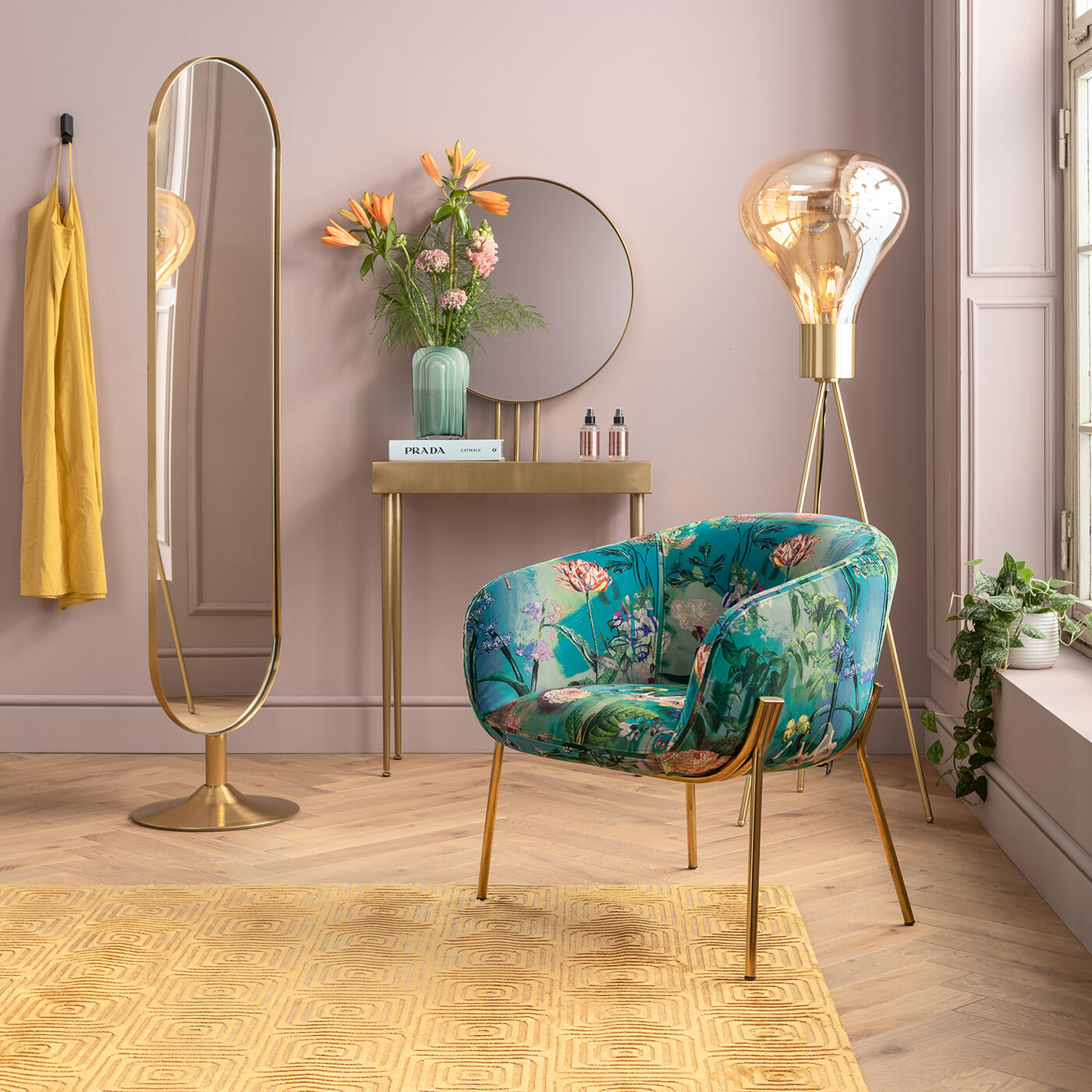 Ковер Costa Yellow 170x240 см от KARE Design