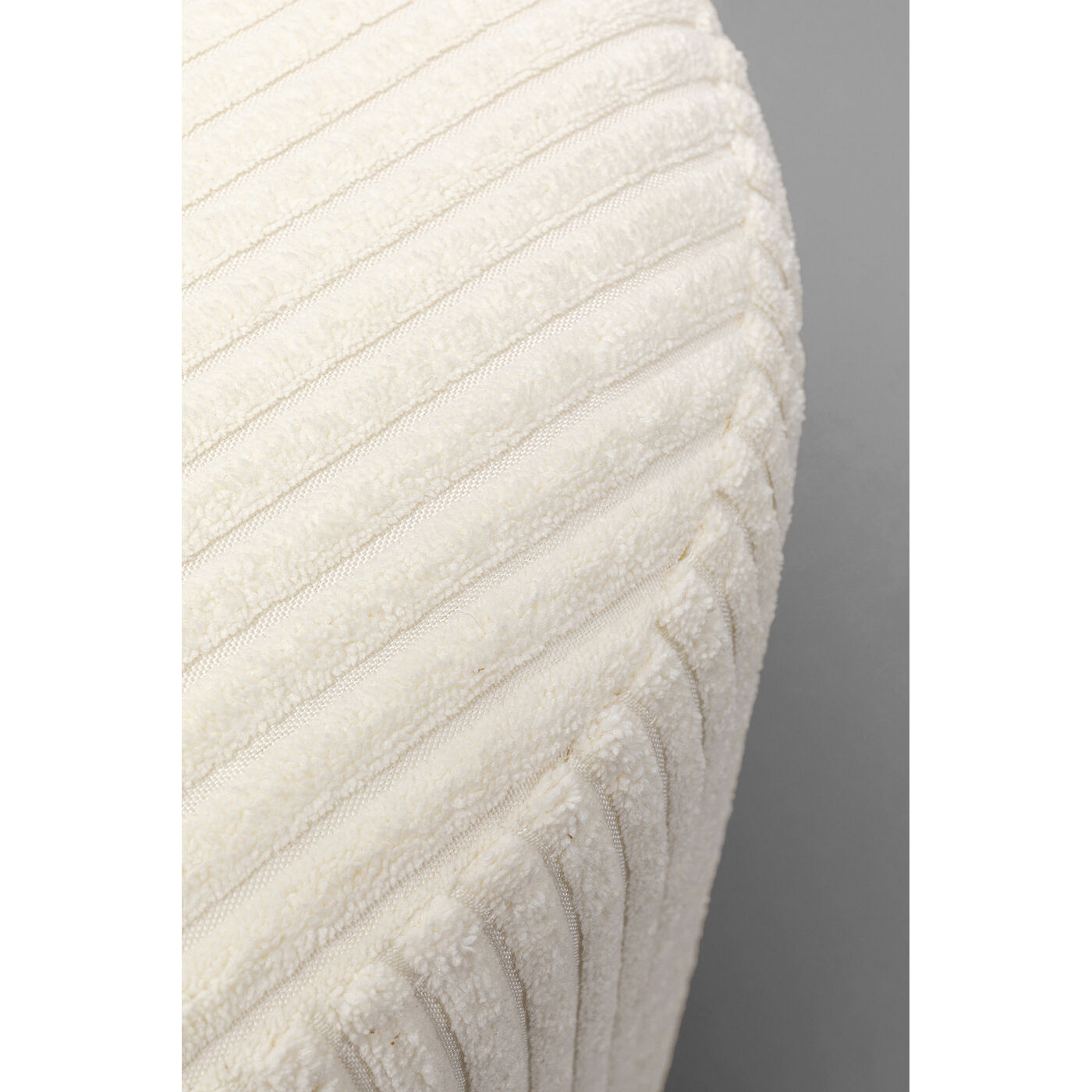 Пуф Cherry Beige Cord Brass Ø35 см от KARE Design