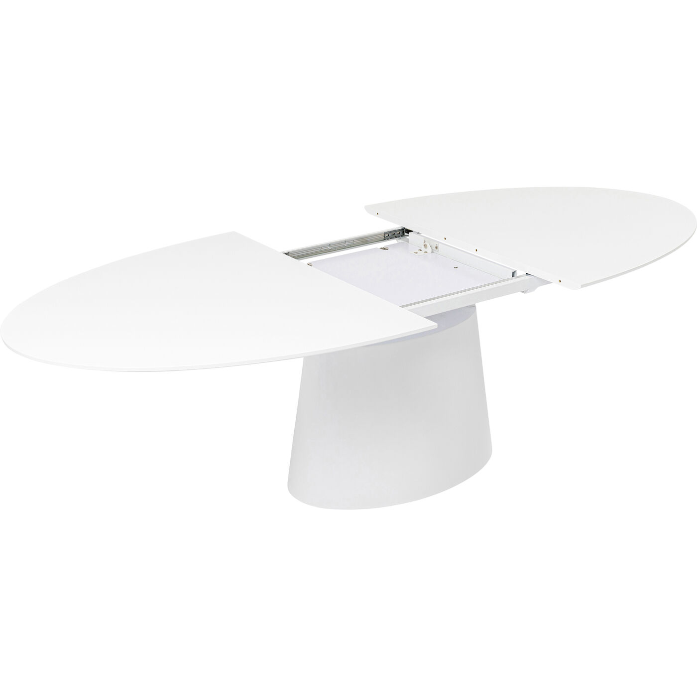 Стол раздвижной Benvenuto White Gloss200(50)x110cm