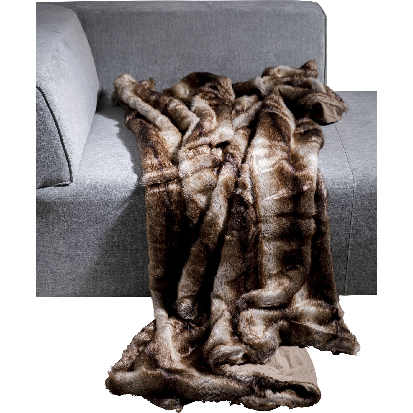 Покрывало Fur Stripes 140x200 см от KARE Design