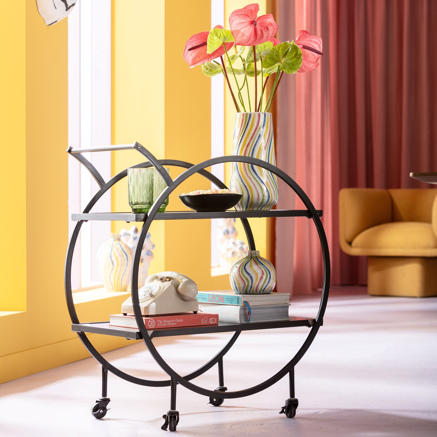Сервировочный стол Loft Black от KARE Design
