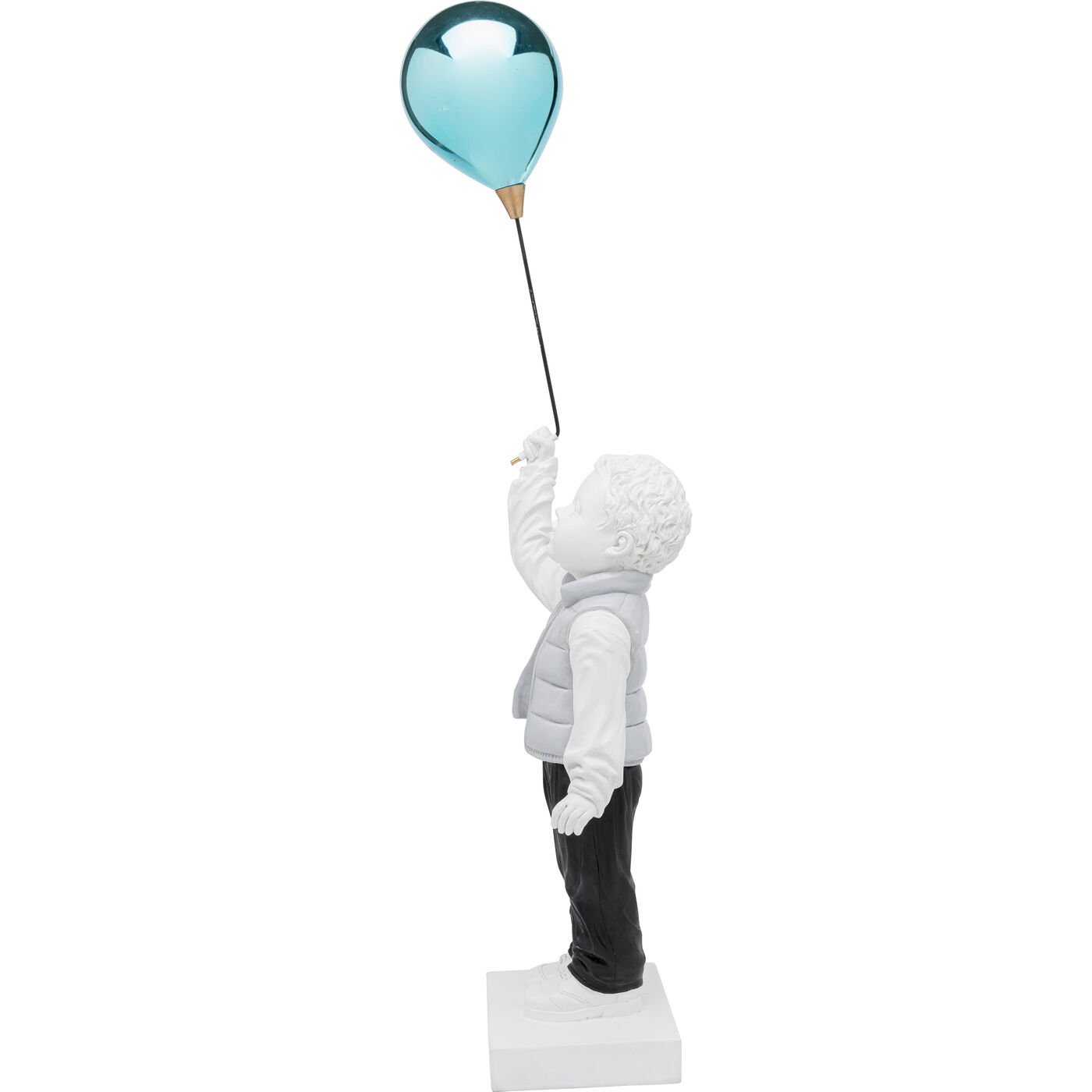 Фигура декоративная Balloon Boy «Мальчик с воздушными шарами» 96 см от KARE Design