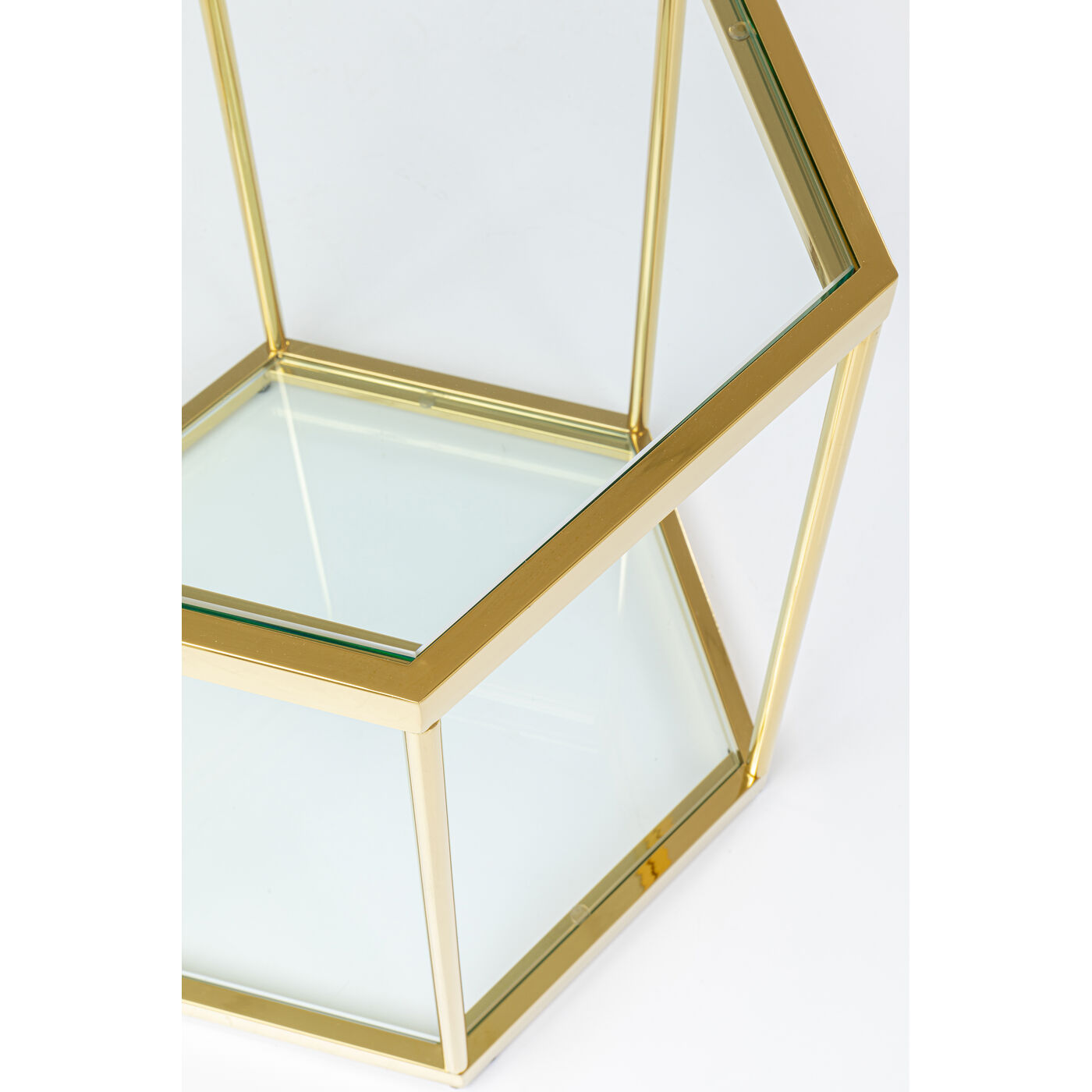 Стол приставной Comb Gold 55 см от KARE Design