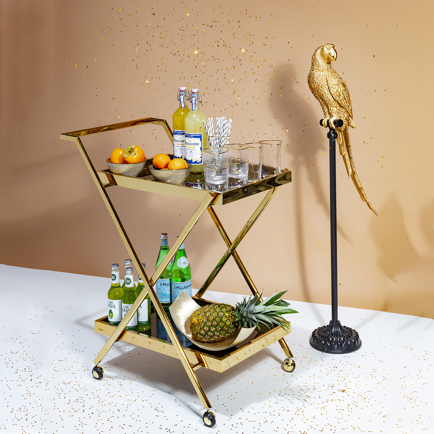 Фигура декоративная Parrot «Попугай», Золотой от KARE Design