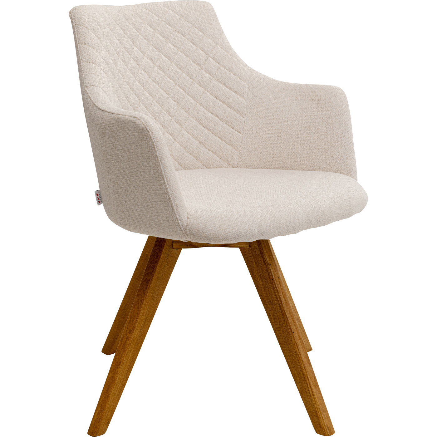 Стул вращающийся Coco Wood Cream от KARE Design