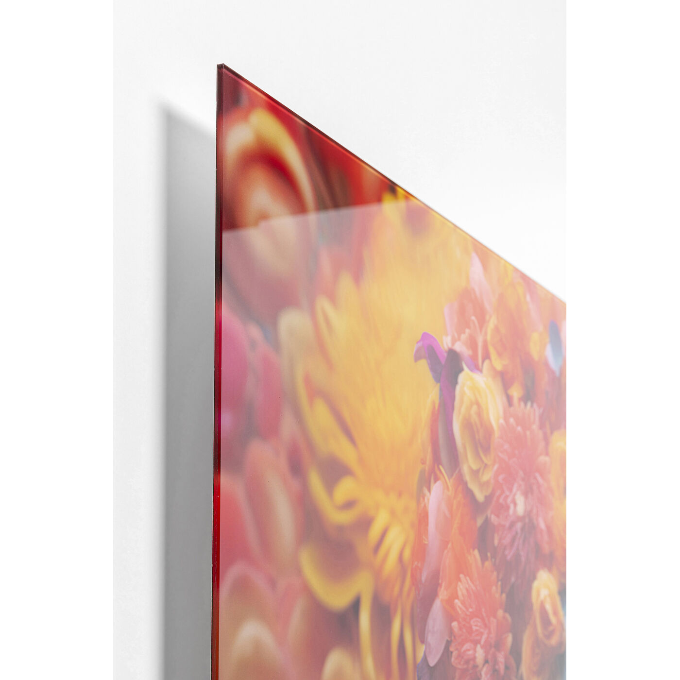 Картина стеклянная Flowers Dream Women «Женщина с цветами» 80x120 см от KARE Design