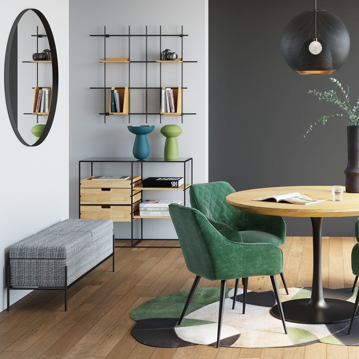 Полка настенная Kopenhagen 105 см от KARE Design