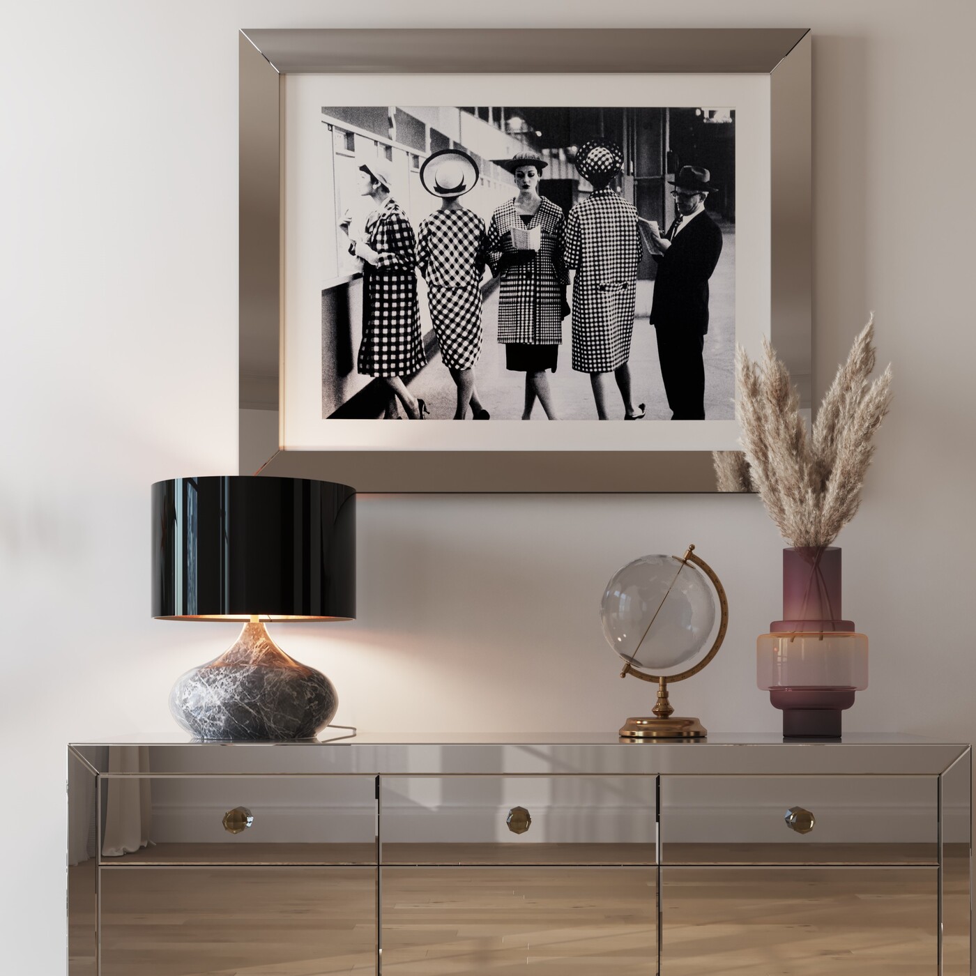 Светильник настольный Mamo Deluxe Grey 38 см от KARE Design