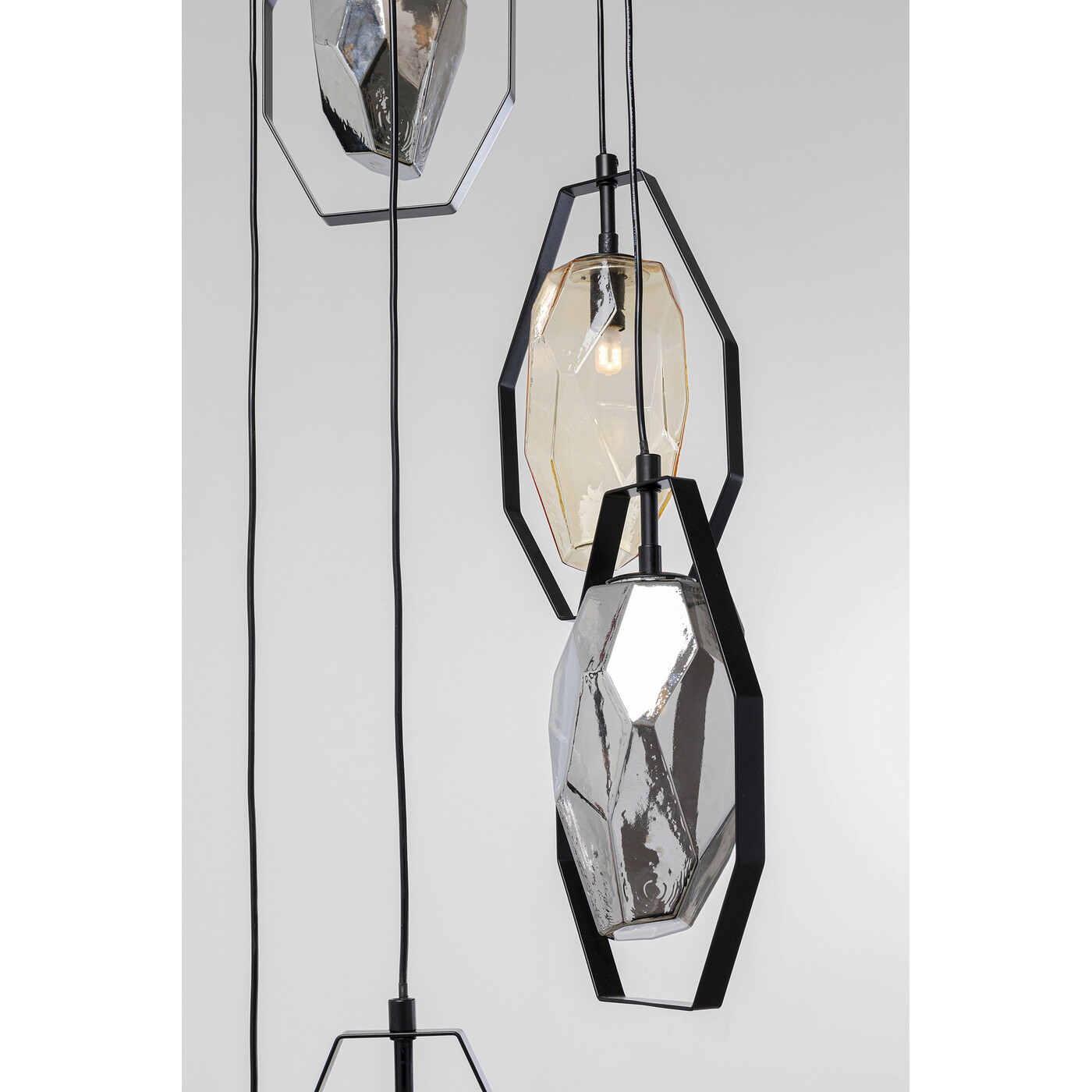 Светильник подвесной Diamond Fever Spiral Black Ø42 см от KARE Design