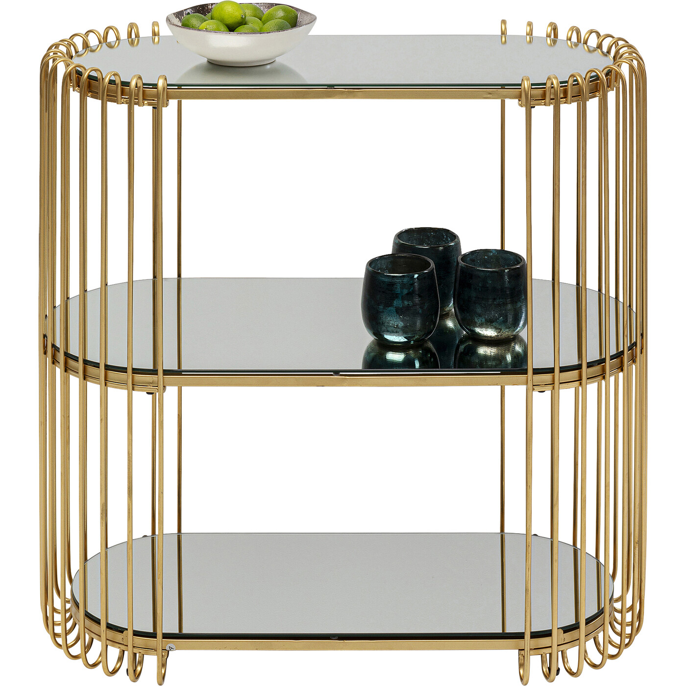 Консоль Wire Brass 81x78 см от KARE Design