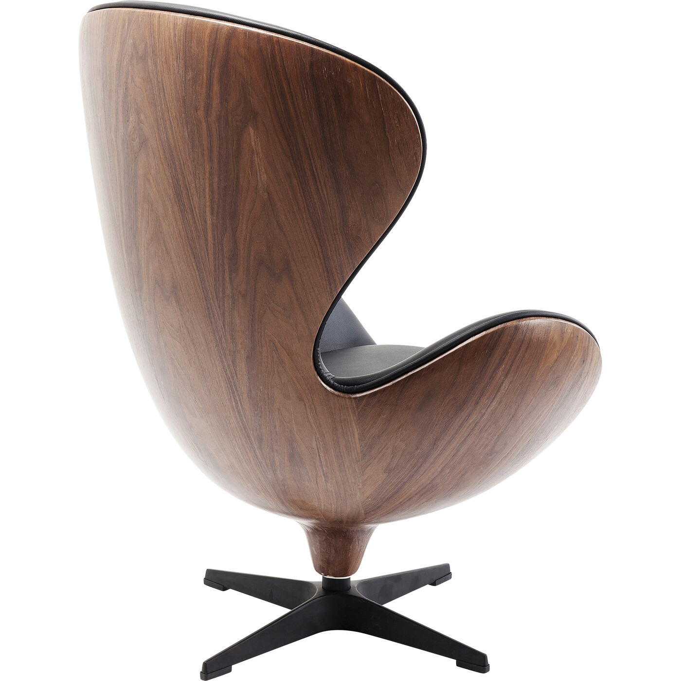 Кресло вращающееся Loung Black Walnut от KARE Design