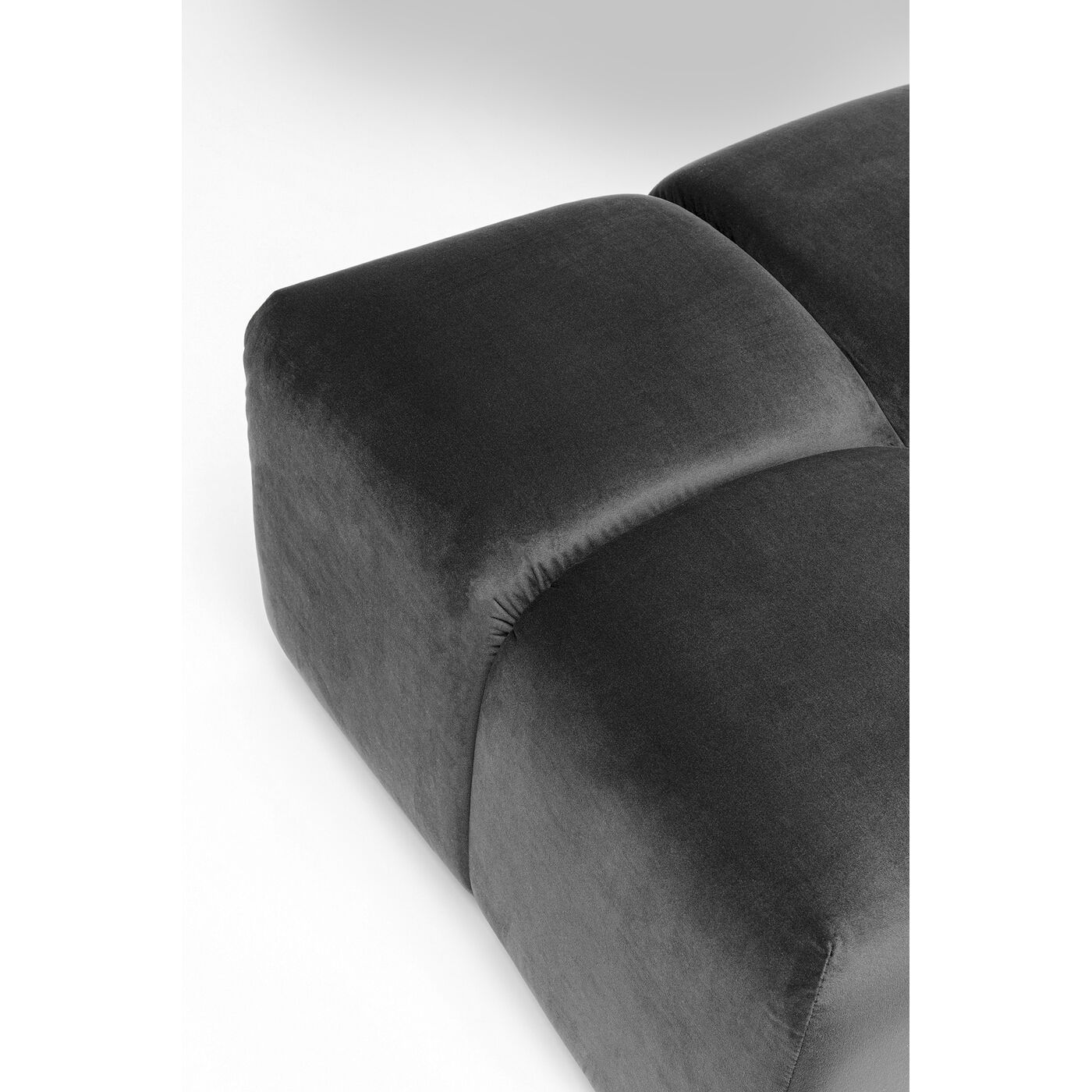Пуф Belami Velvet Grey 105x70 см от KARE Design