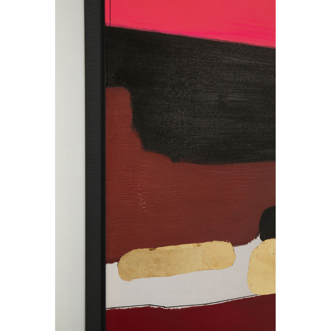 Картина в раме Abstract Shapes Pink «Абстрактные формы» 73x143 см, Розовый от KARE Design