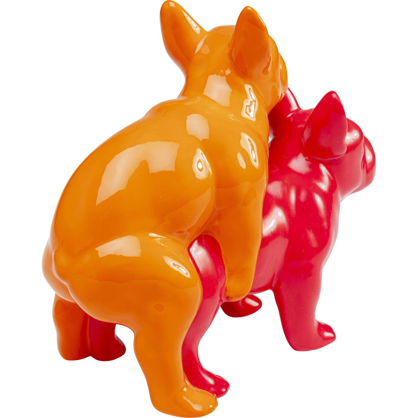 Фигура декоративная Love Dogs «Влюблённые псы», Розовый от KARE Design