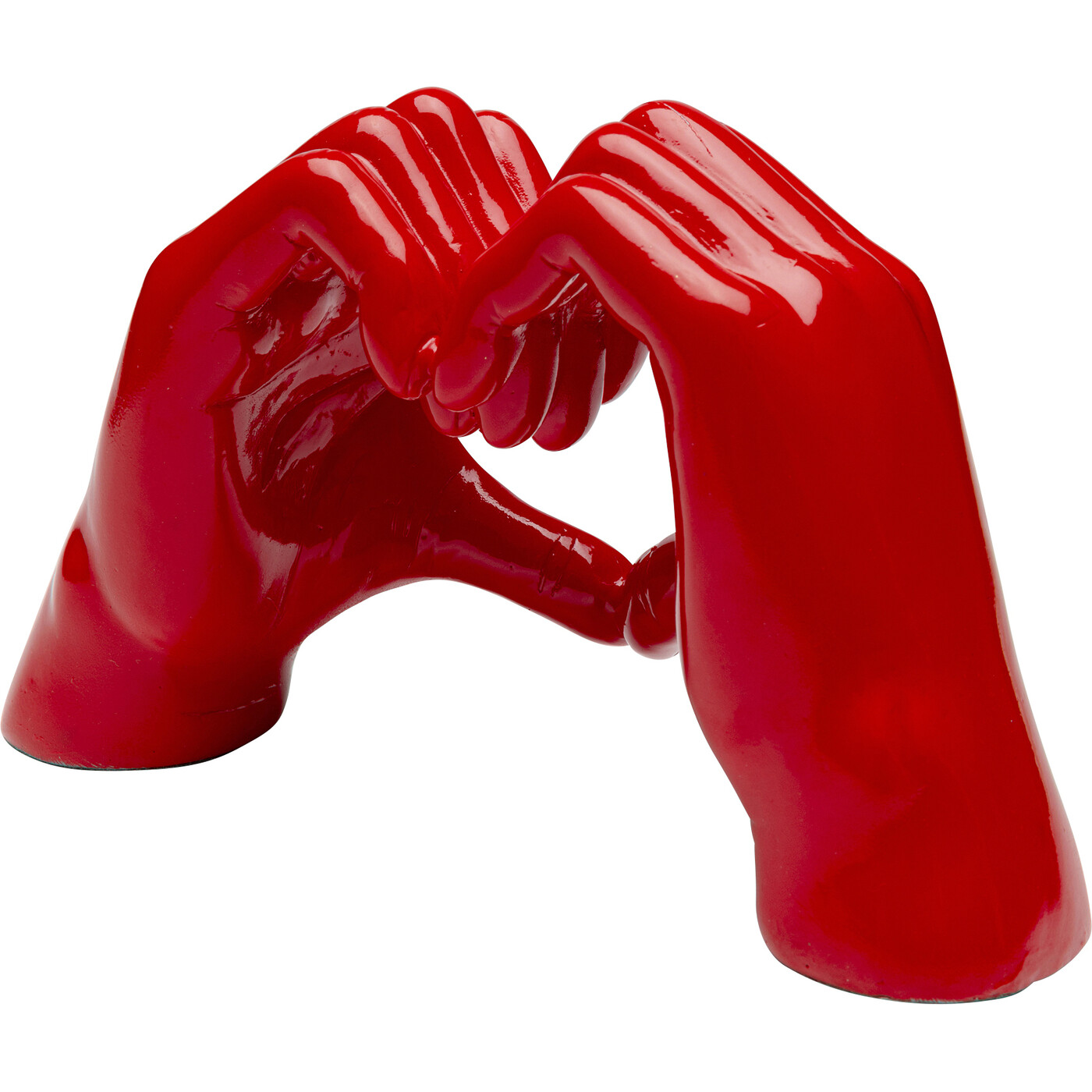 Фигура декоративная Heart Hands «Сердце из рук» 12 см, Красный от KARE Design