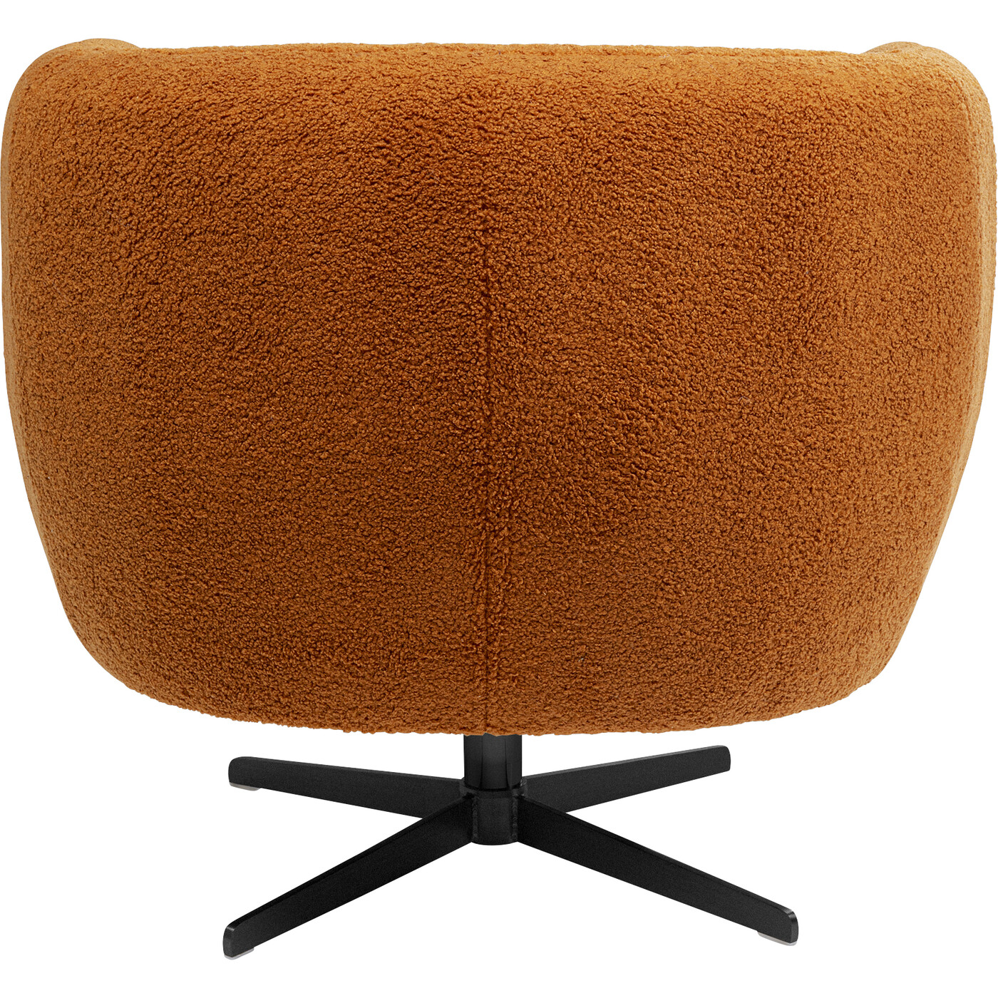 Кресло вращающееся Peony Fuzzy Brown от KARE Design