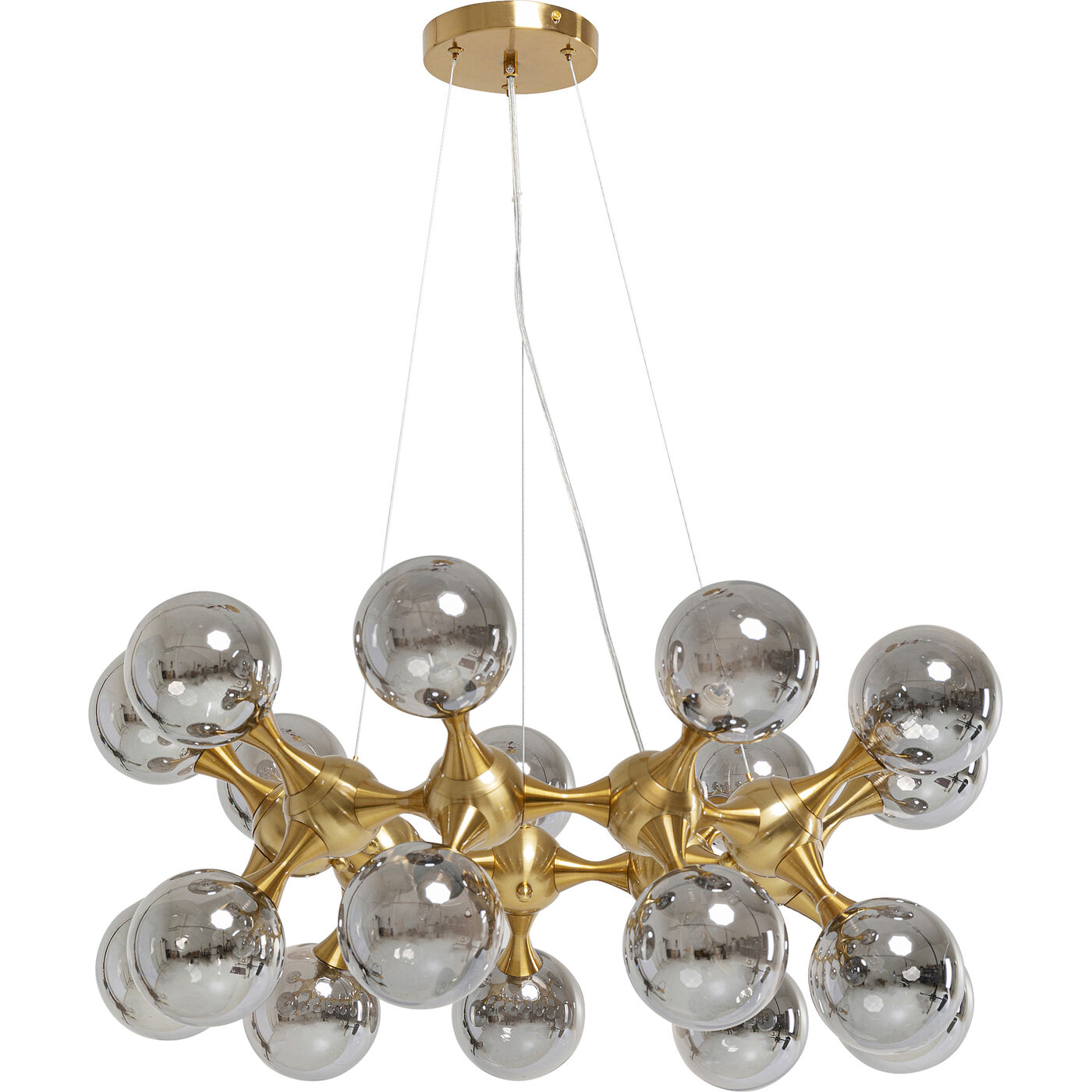 Светильник подвесной Atomic Balls Brass Ø74 см от KARE Design