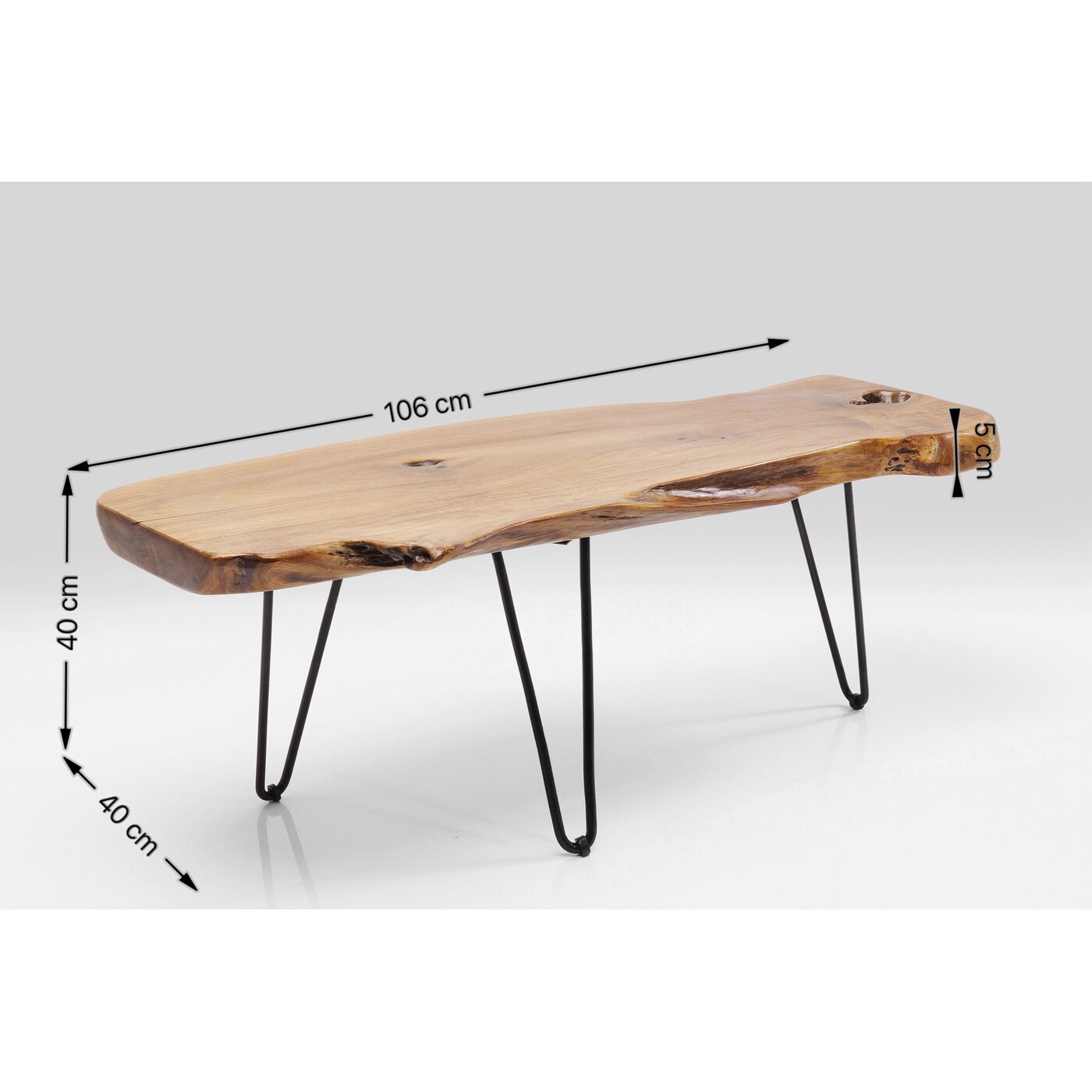 Стол кофейный Aspen 106x41 см от KARE Design