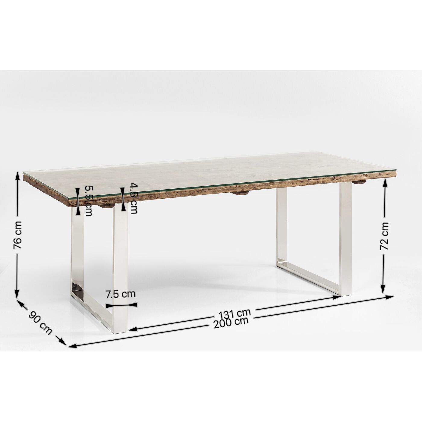 Стол Rustico 200x90 см от KARE Design
