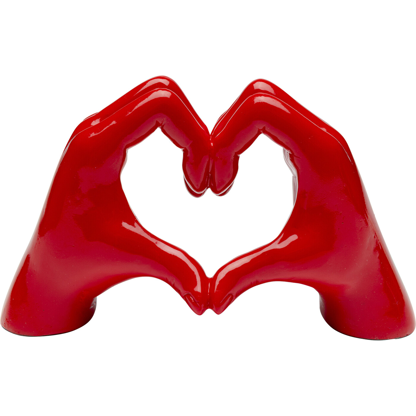 Фигура декоративная Heart Hands «Сердце из рук» 12 см, Красный от KARE Design