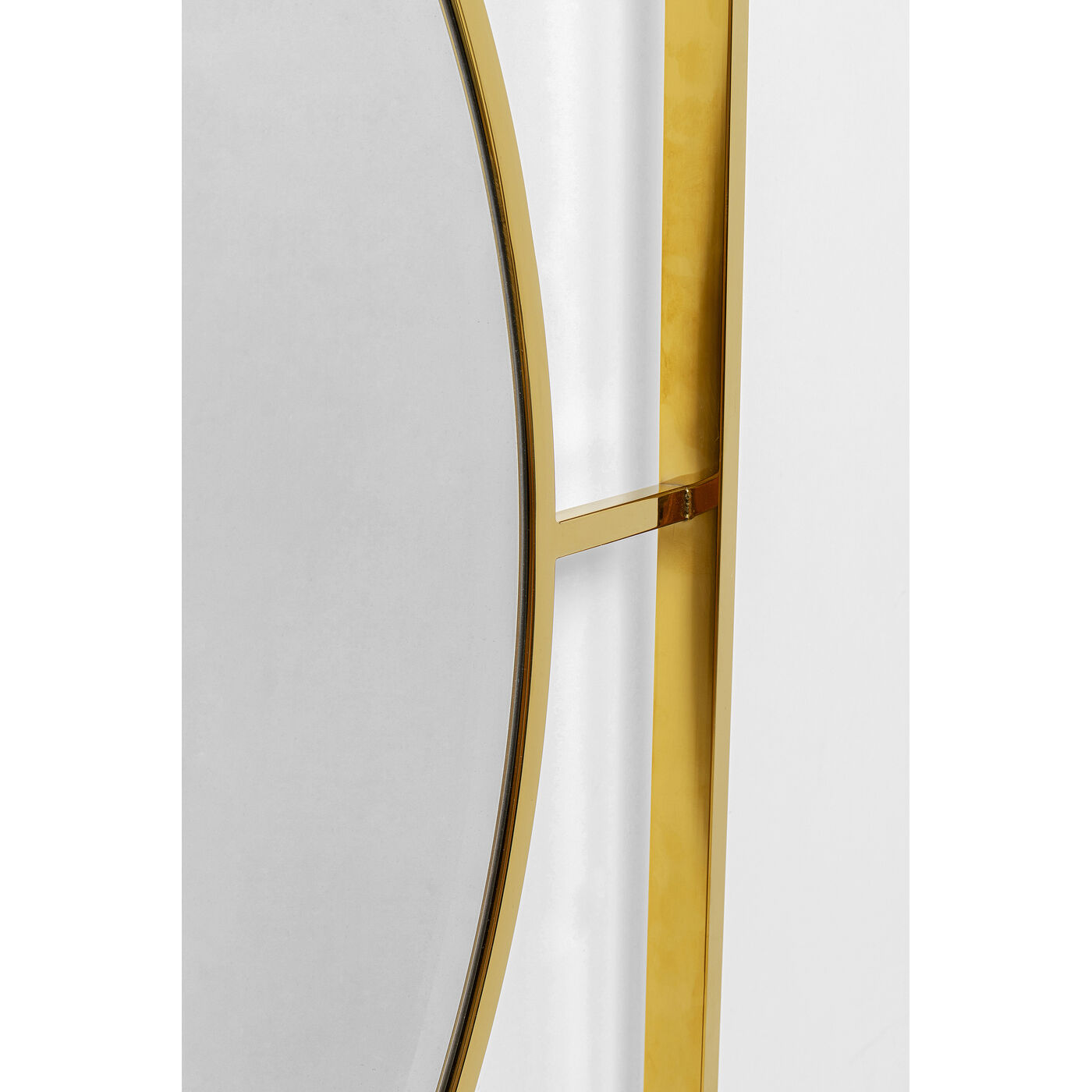 Зеркало Stanford Frame Gold Ø90 см от KARE Design