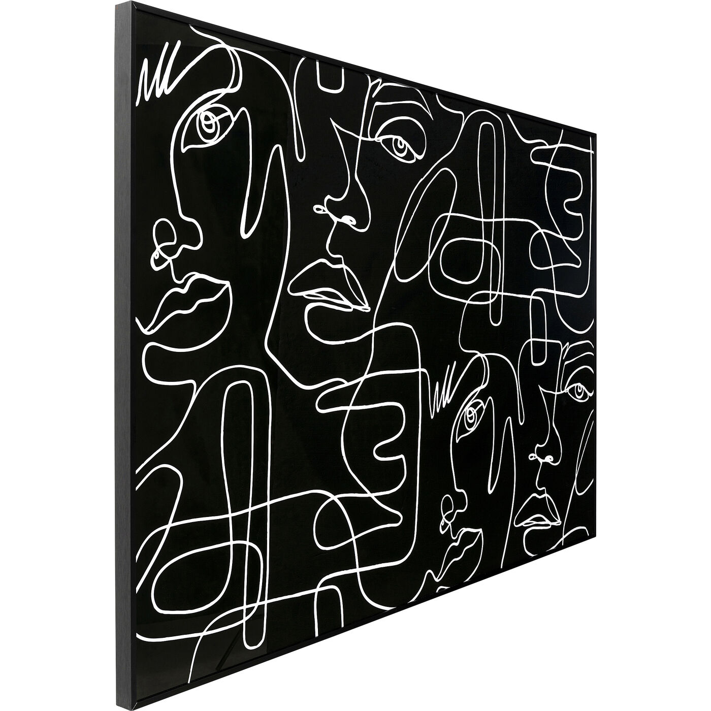 Картина в раме Faccia Arte Drawing «Лица» 150x100 см