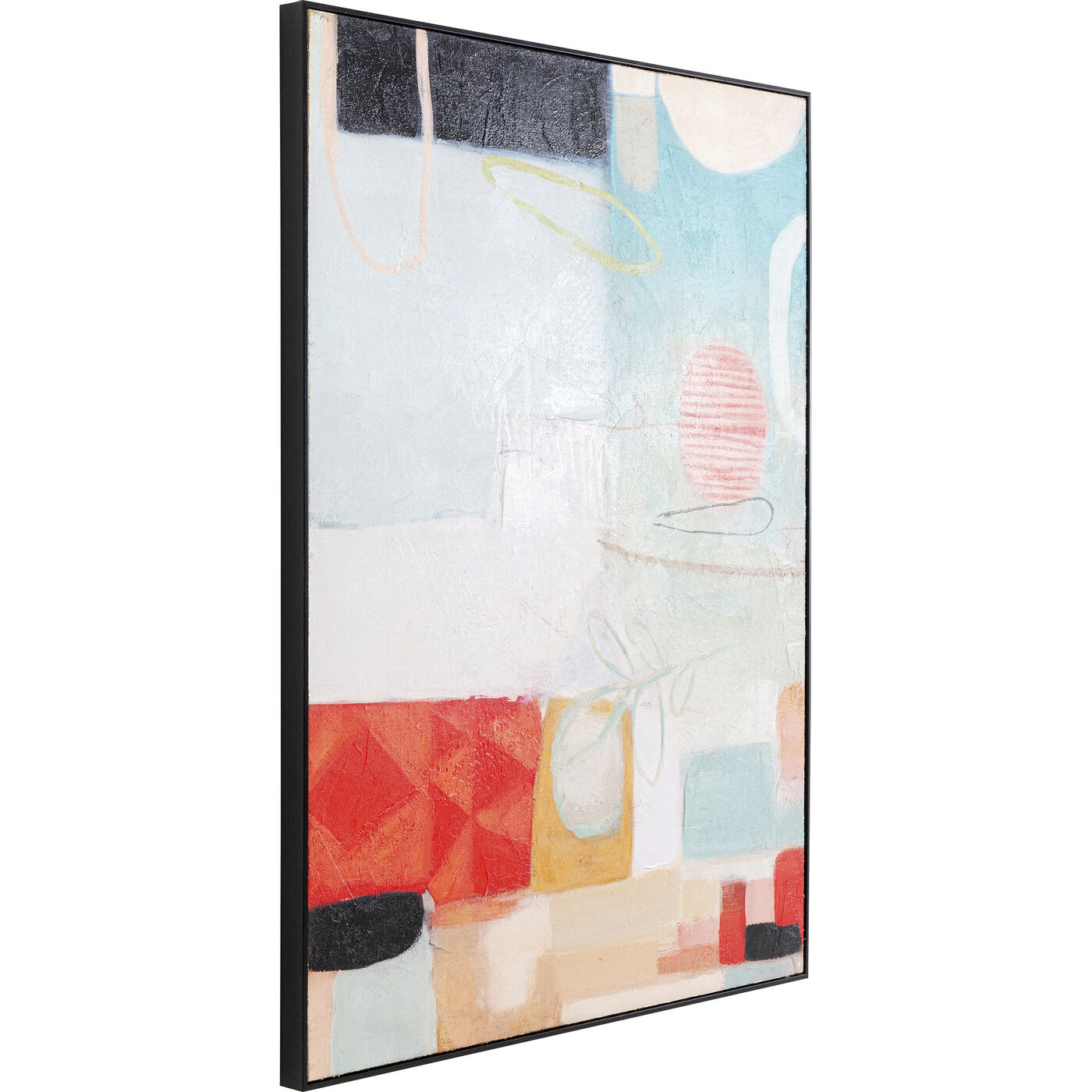 Картина Allegro Circles «Разноцветные круги» 120x90 см