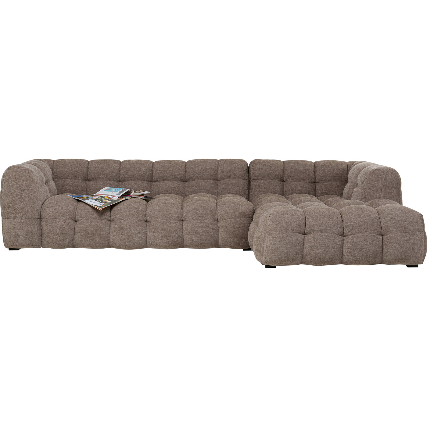 Диван угловой правосторонний Salamanca Light Brown Right 320cm от KARE Design