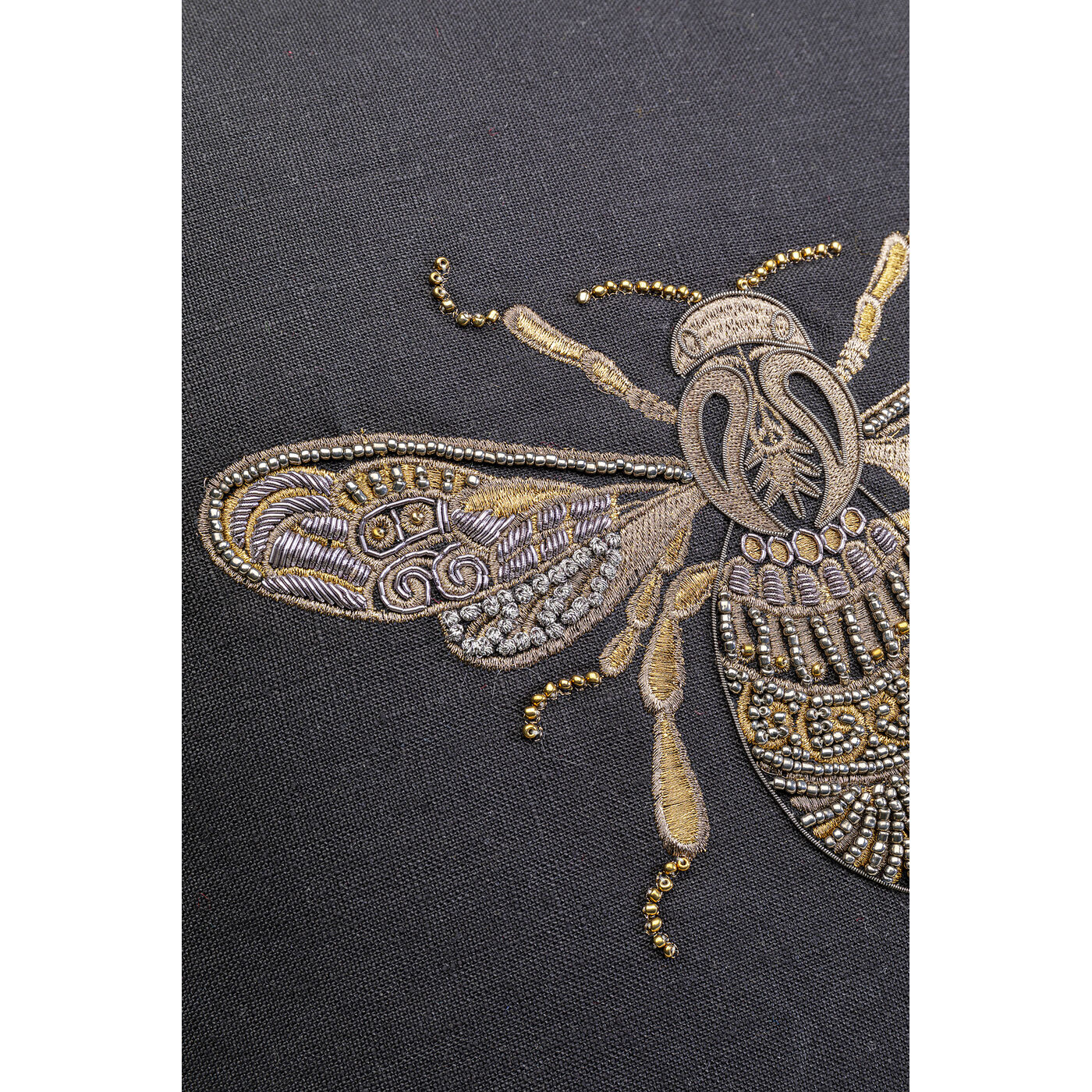 Подушка Glitter Bee «Блестящая пчела» 40x40 см от KARE Design