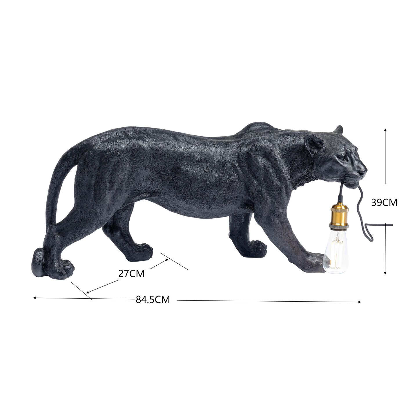 Светильник напольный "Пантера" Animal Bagheera от KARE Design
