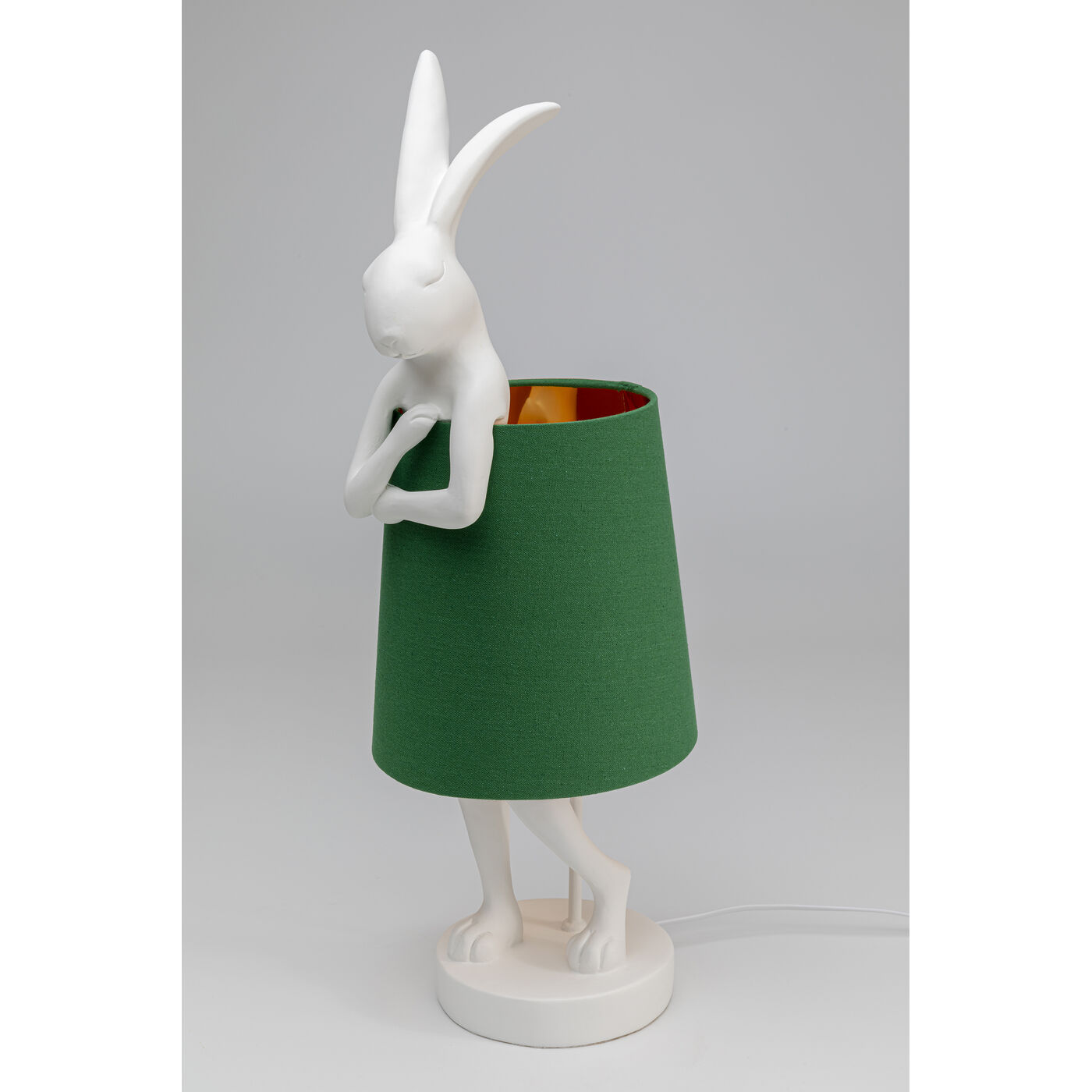 Светильник настольный Animal Rabbit White/Green 68 см от KARE Design