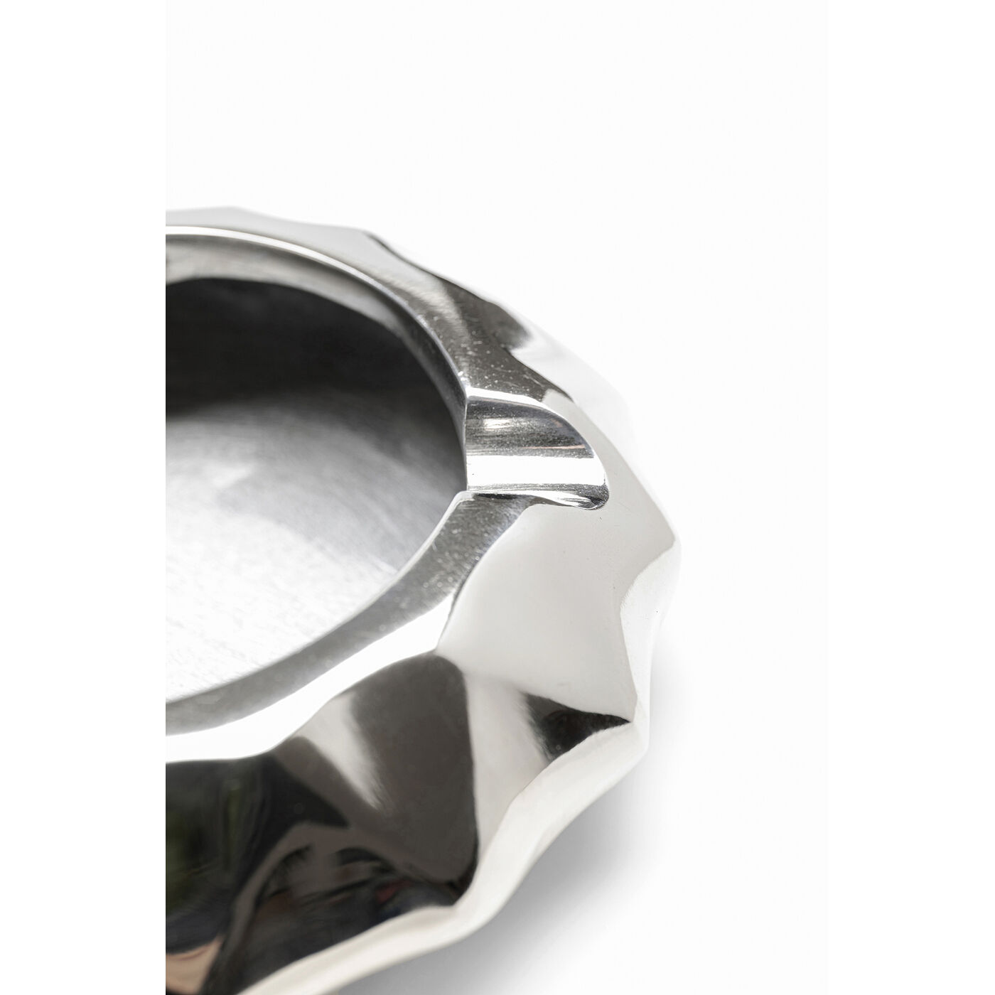 Пепельница Avantgard «Авангард» Ø15 см, Серебряный от KARE Design