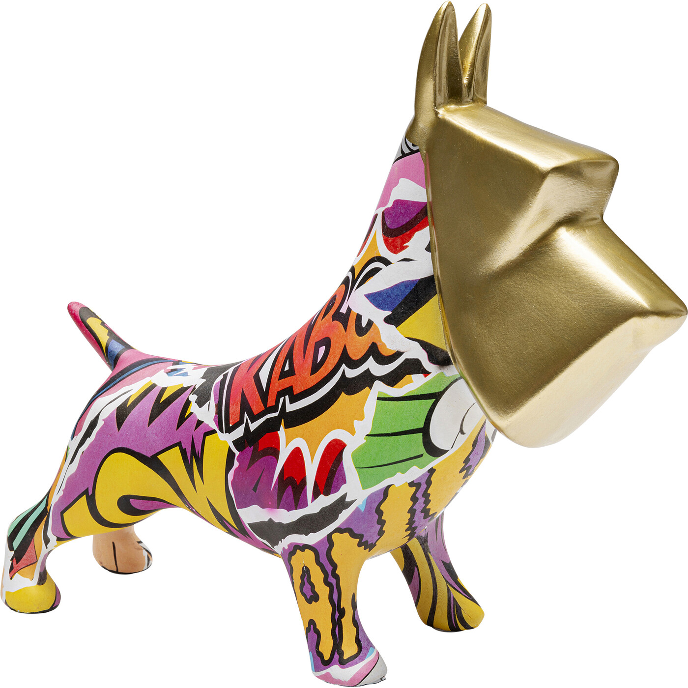 Фигура декоративная Graffiti Pixel Dog «Пиксельная собака-граффити» 26 см от KARE Design