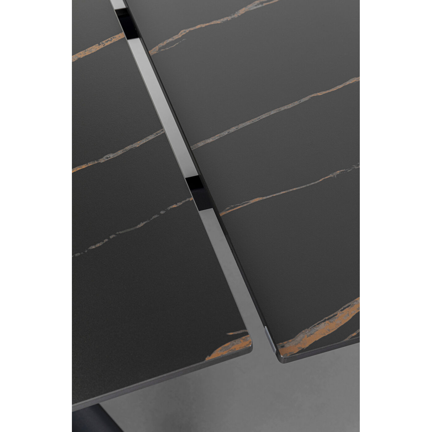 Стол обеденный раздвижной Xenia Black 140(30+30)x80 см от KARE Design