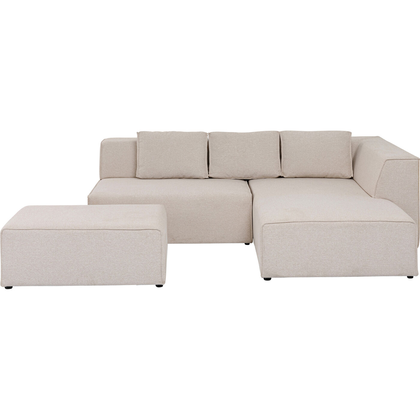 Диван угловой левосторонний Infinity Ottomane Creme Right от KARE Design