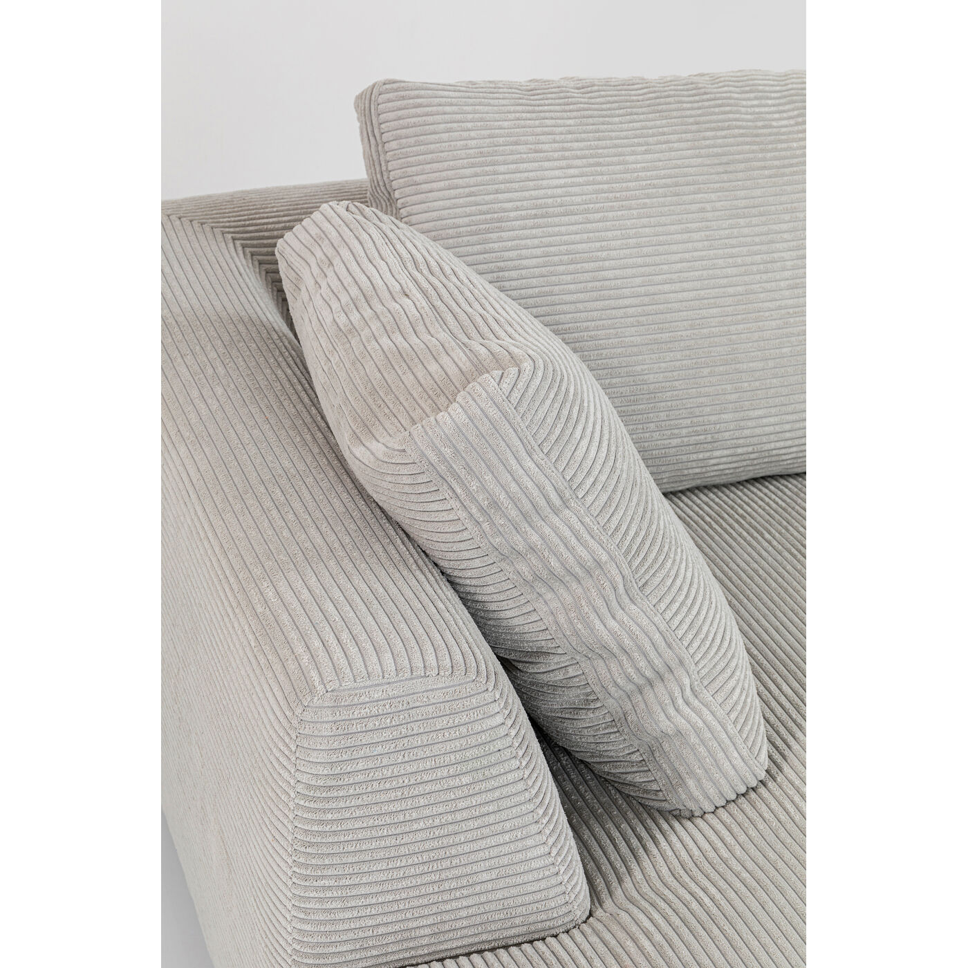 Диван левосторонний угловой Gianni Cord Grey Left от KARE Design